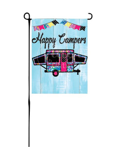 Pop-up Camper Garden Flag